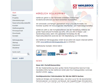 Tablet Screenshot of hahlbrock.de